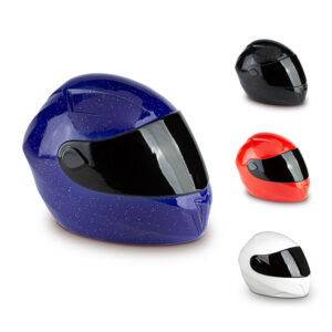 Keramische urn Motorhelm